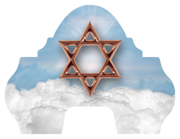 DARAY-L-120-BL-CP Star of David Blue-Copper